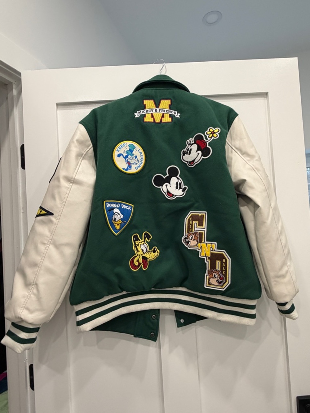 Disney Adult Unisex Varsity Jacket Mickey Mouse New With Tag Women’s and Men’s - Picture 8 of 8